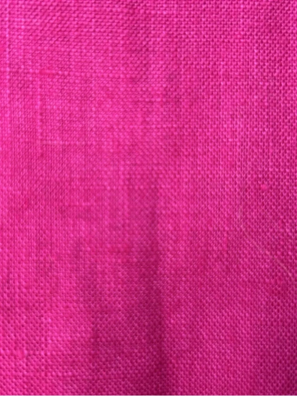 Chico's Linen Jacket Size 1 Medium Hot Pink Open Front‎ Waterfall